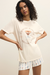 Antique White Espresso Martini Boyfriend Tee T Shirt