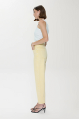 Light Gray Lexi Mid Rise Bowed Straight Jean | Day Glow Jeans