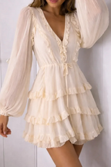 Light Gray Shailin Mini Dress Mini Dress