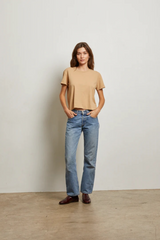 Gray Harley Boxy Crew Tee T Shirt