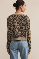 Dark Slate Gray Wild Outlook Cardigan Cardigan