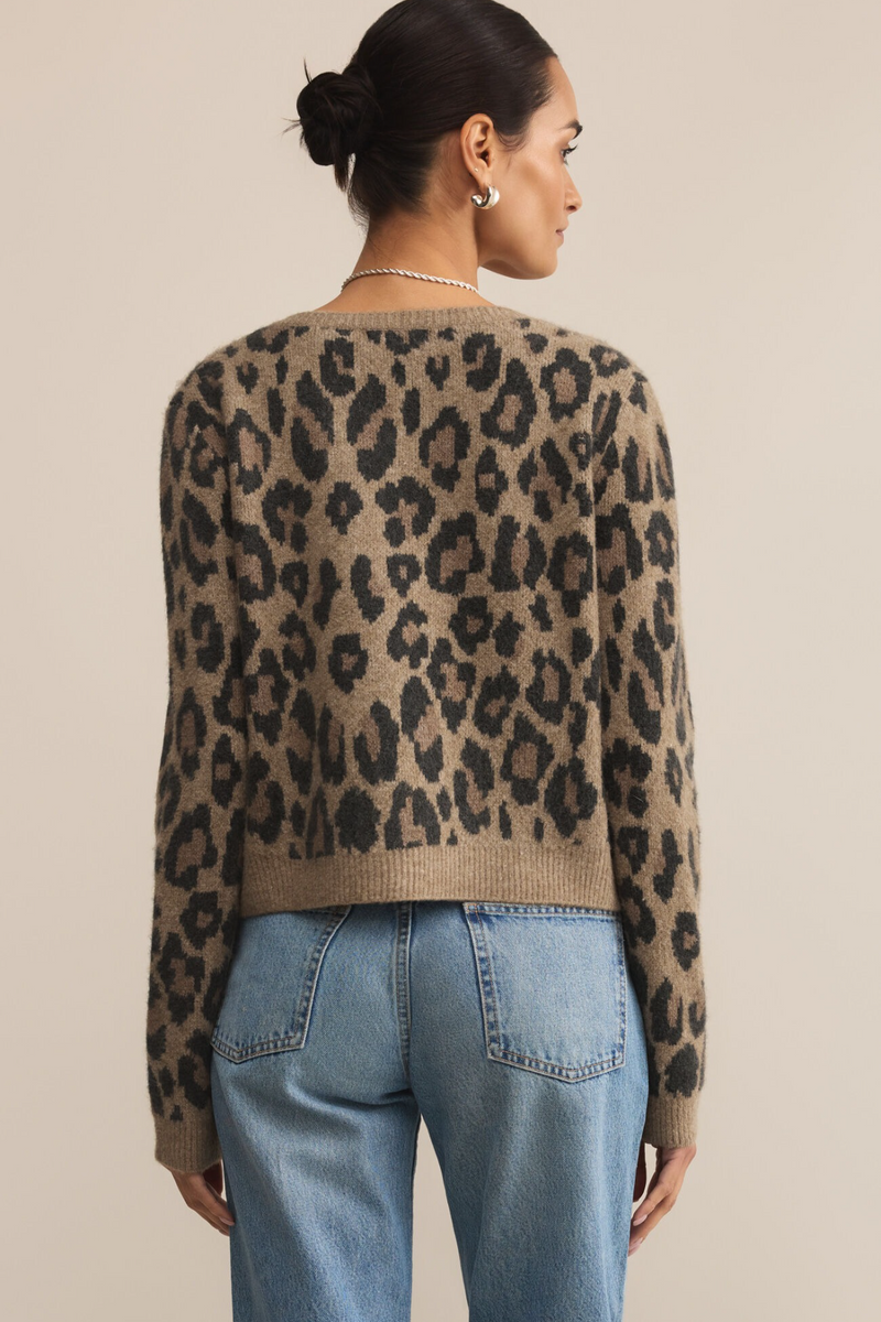 Dark Slate Gray Wild Outlook Cardigan Cardigan