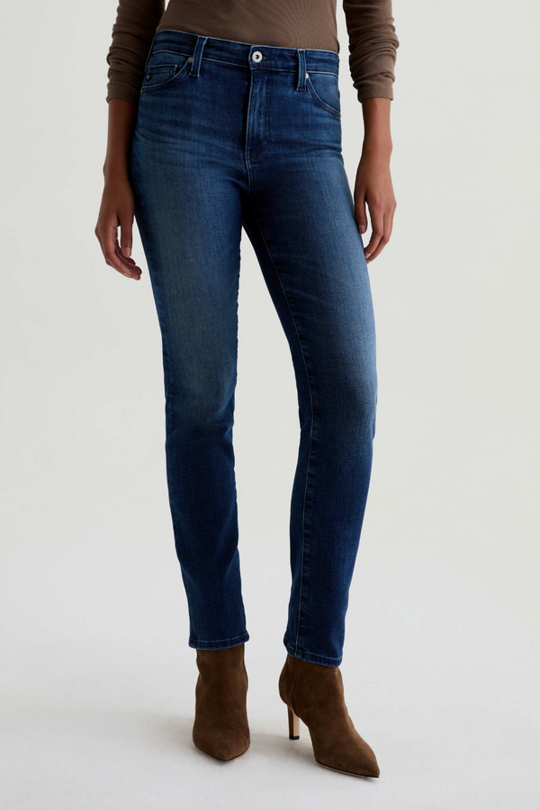 Dark Slate Gray Mari Mid-Rise Slim Straight | Epilogue Jeans