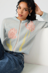 Lavender Jena Sweater Jacket Jacket