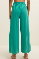 Antique White Scout Jersey Flare Pant Pant