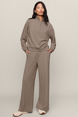 Dim Gray In Transit Modal Pant Pant