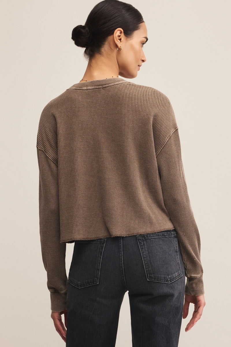 Dark Slate Gray Angel Mini Thermal Top Top