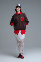 Light Slate Gray Tender Love Knit Sweatshirt Sweatshirt
