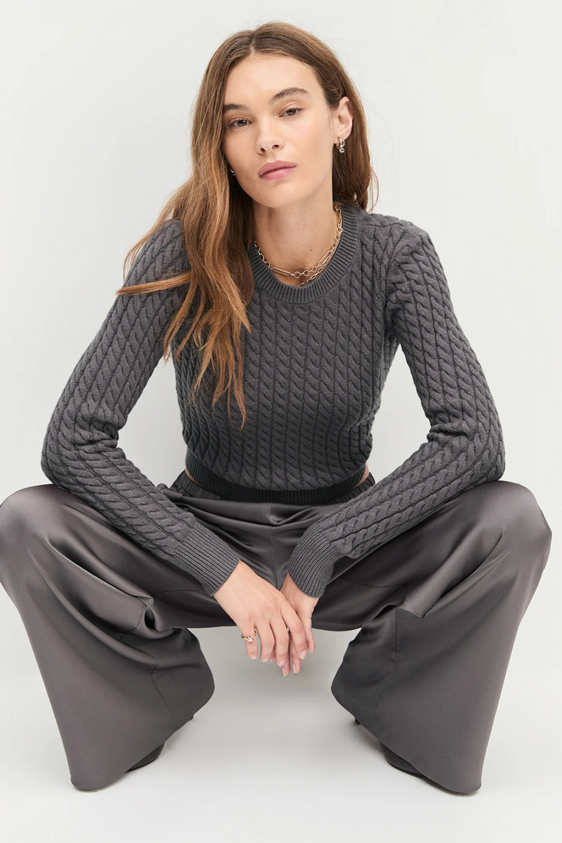 Dark Slate Gray The Feel Good Sweater Sweater