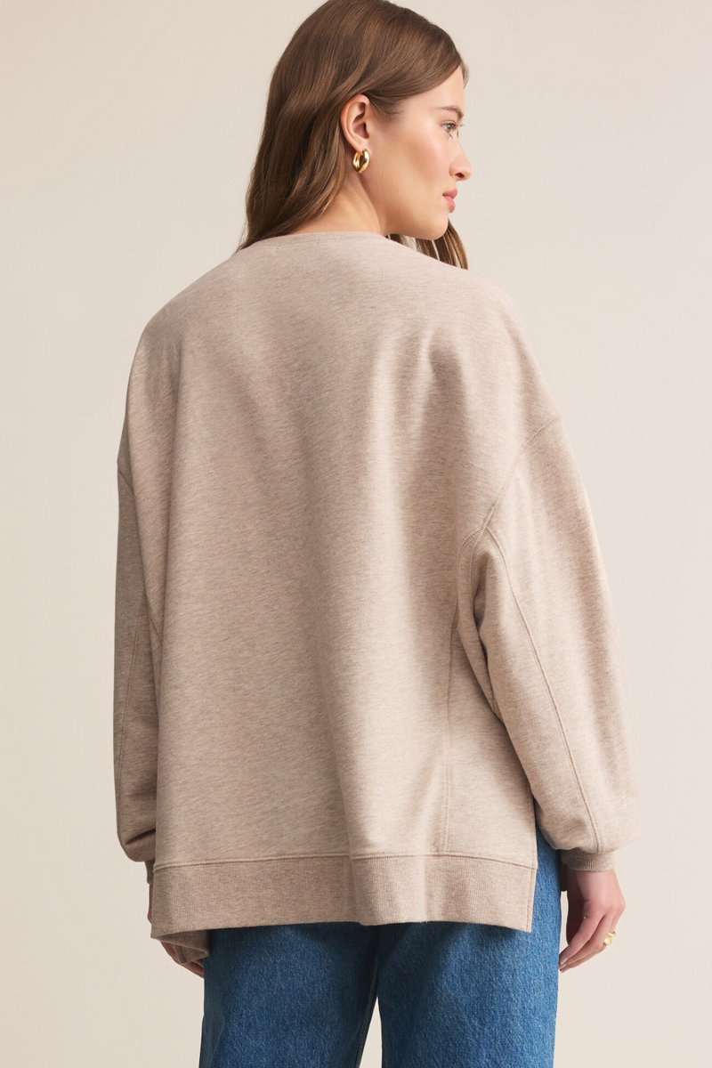 Light Gray Modern Weekender Sweatshirt