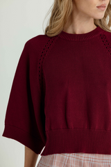 Dark Red Chester Sweater Sweater