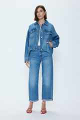 Lavender Donny Rolled Hem Boyfriend Jean | Heartfelt Jeans