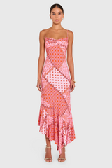 Lavender Kaysee Maxi Dress in Pink Multi Maxi Dress