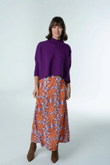 White Smoke Tiger Gameday Maxi Skirt Maxi Skirt