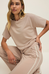 Light Gray Layover Track Pant Pant