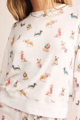 Antique White Cozy Up Pup Top Top