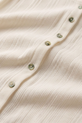 Light Gray Lainey Pointelle Button Front Tank Tank