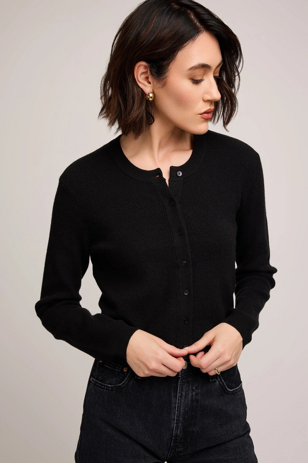 Gray Mirabelle Knit Top Top