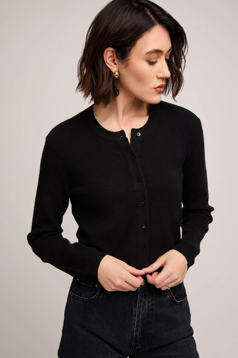 Gray Mirabelle Knit Top Top