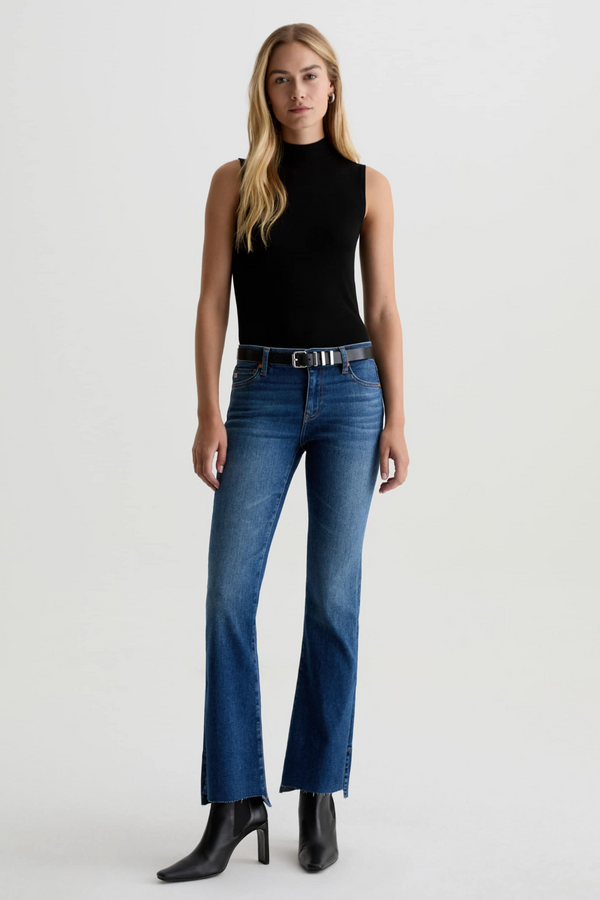 Light Gray Angel Low Rise Boot Cut | 12 Years Assumption Jeans