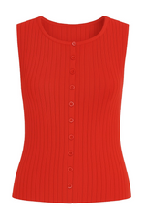 Firebrick Kaleah Top Top