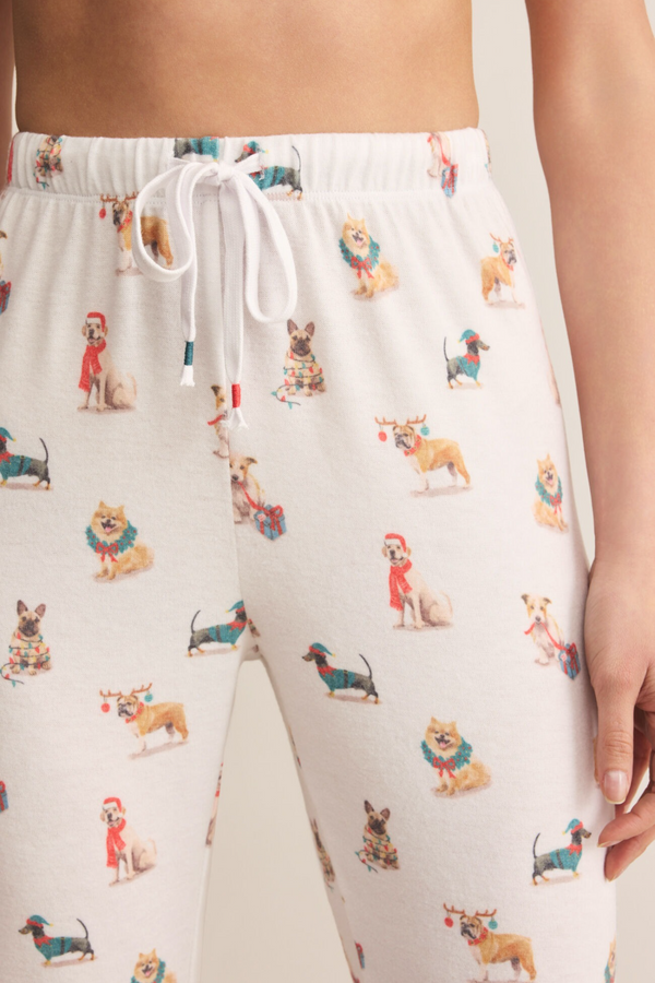 Light Gray Classic Pup Jogger Lounge Pants