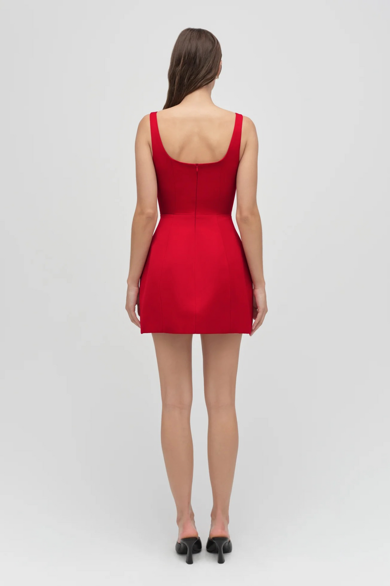 Light Gray The Morgan Dress Mini Dress