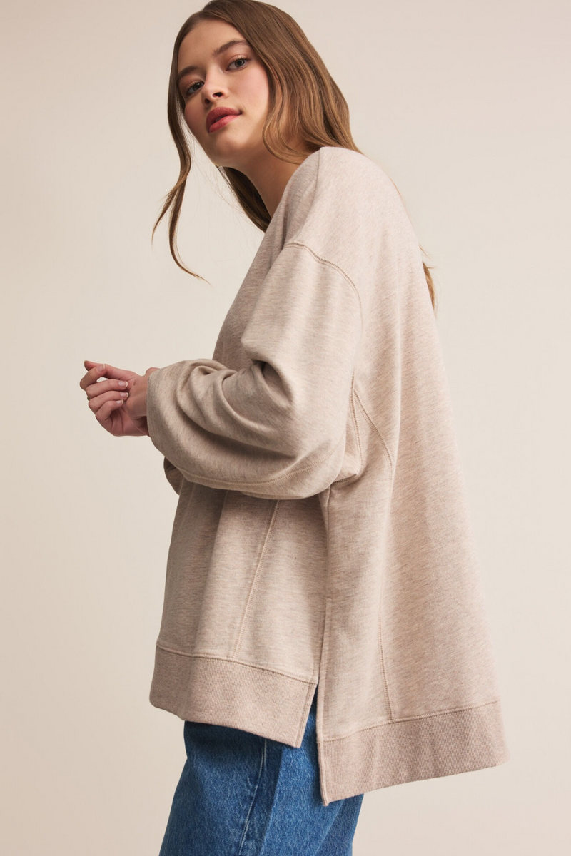 Light Gray Modern Weekender Sweatshirt