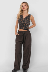 Dark Slate Gray Ashton Cargo Pocket Pant Pant
