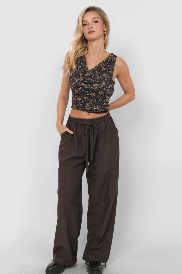 Dark Slate Gray Ashton Cargo Pocket Pant Pant