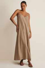 Gray Sandcomber Midi Dress Midi Dress