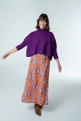 Lavender Tiger Gameday Maxi Skirt Maxi Skirt