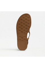 White Smoke Dakota Ankle Strap Sandal | Spiced Nutmeg Suede Sandal