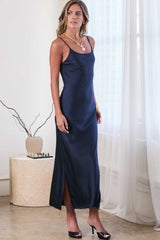Light Gray Dancing In The Moonlight Midi Dress Midi Dress