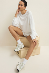 Light Gray Modern Weekender Sweatshirt