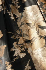 Dark Slate Gray Willow | Strapless Gown Formal Gown