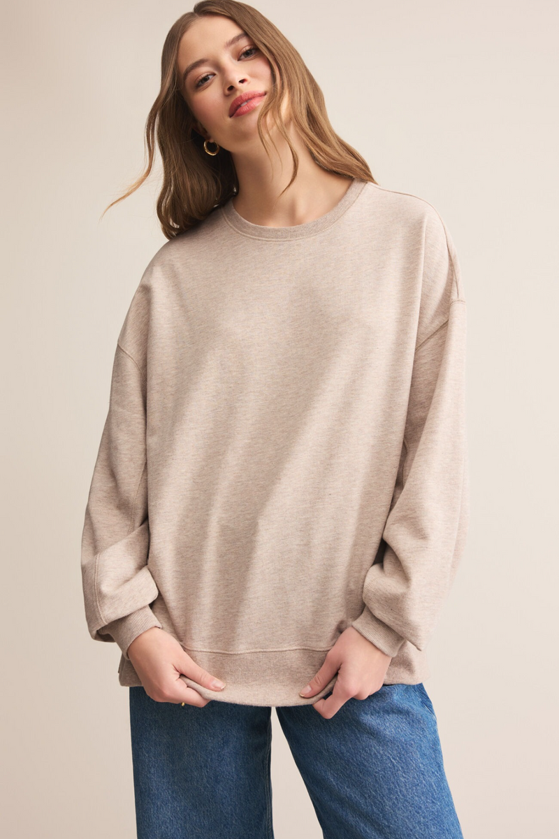Light Gray Modern Weekender Sweatshirt