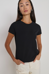 Black Tavi Crew Neck Tee Tee