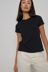Black Tavi Crew Neck Tee Tee