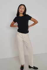 Gray Tavi Crew Neck Tee Tee