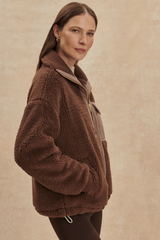 Tan Lowell Sherpa Jacket Jacket