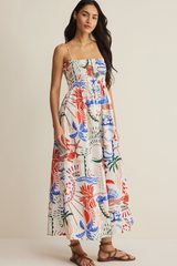 Light Gray Cornelia Getaway Midi Dress Midi Dress