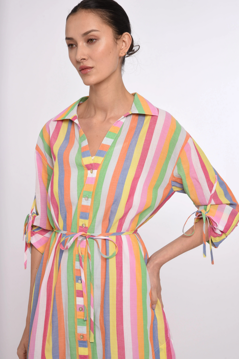 Shannon Mini Dress in Surya Stripe – Two Cumberland