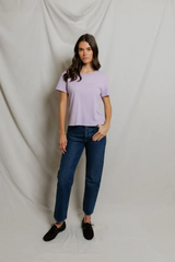 Gray Harley Boxy Crew Tee T Shirt