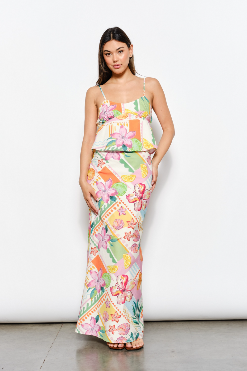 Antique White Mills Tropical Cami Cami