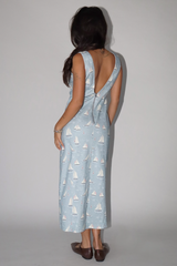 Gray Sail Away Midi Dress Midi Dress