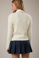 Dark Gray The Gentle Weave Cardigan Cardigan