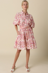 Gray Taylor Floral Mini Dress Mini Dress