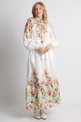 Lavender Capri Garden Linen Maxi Dress Maxi Dress