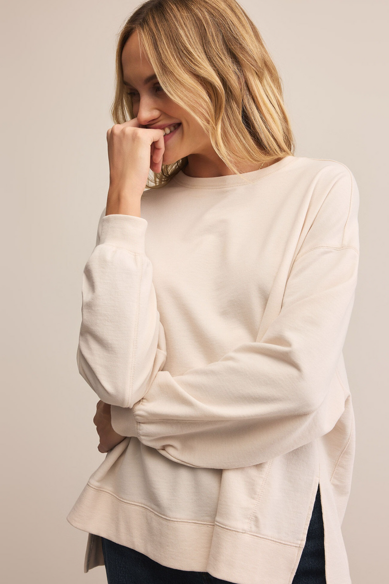 Light Gray Modern Weekender Sweatshirt